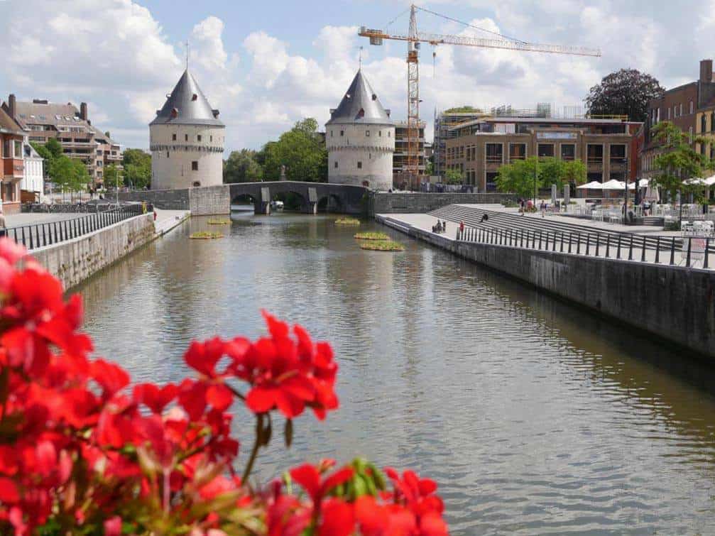 View of the Broel Towers one of the best things to do in Kortrijk