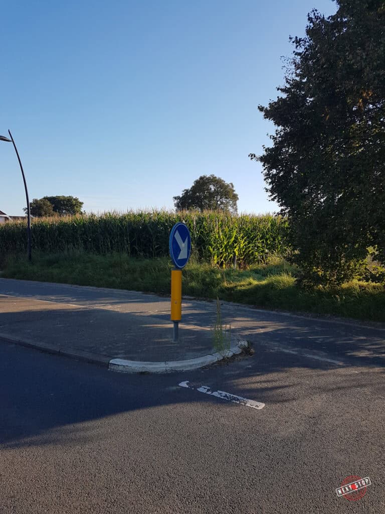 street signage in Belgium