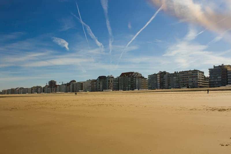 Blankenberge under a sunny day.