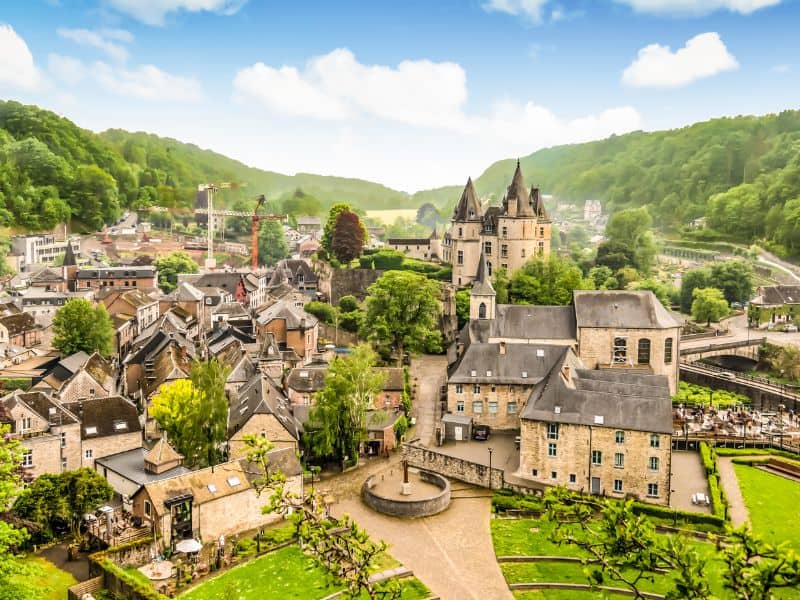 Overview of city of Durbuy