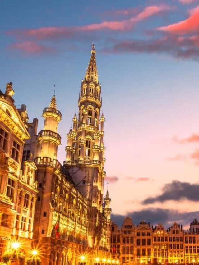 The Grand Place in Brussels.