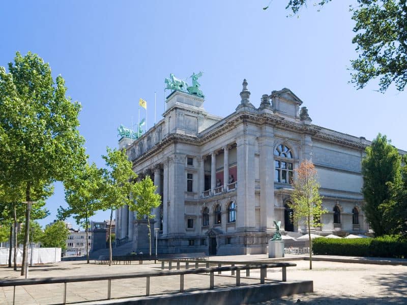 The Royal Museum of Fine Arts in Antwerp, Belgium during daylight.
