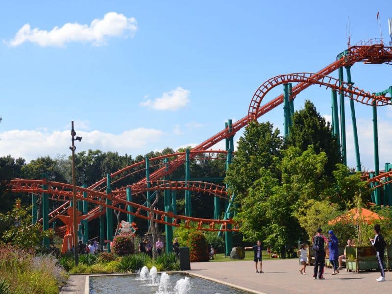 Walibi Themepark in Belgium.