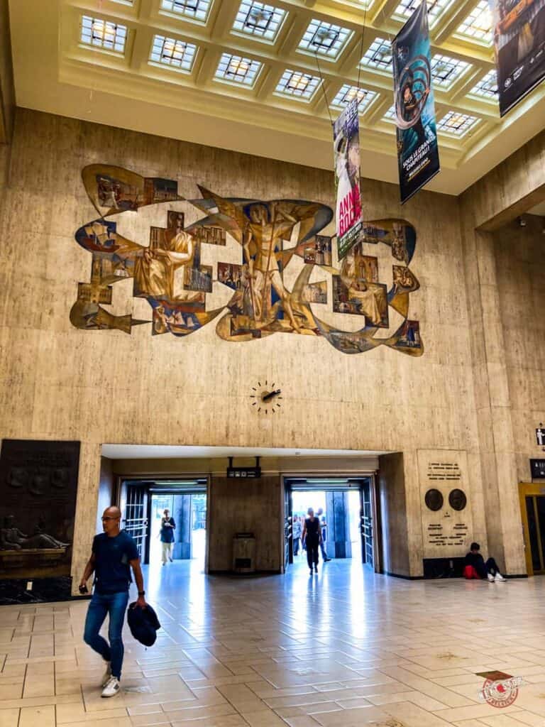 Entrance hall of Brussels Central Station.