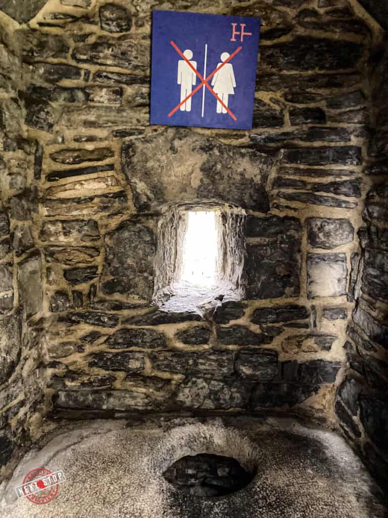 The Count's Toilet at Gravensteen Castle.