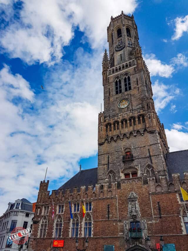 Exterior view of Belfry on a beautiful sunny day.