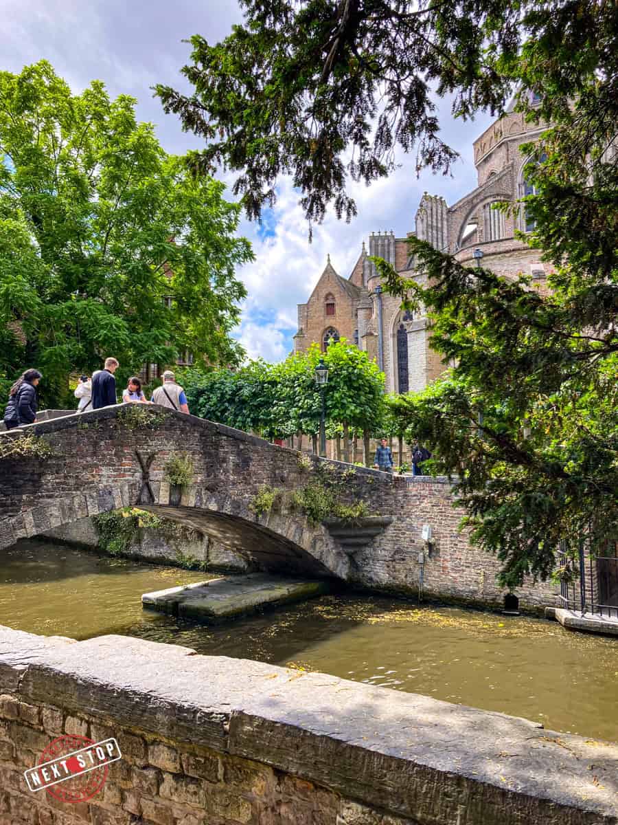 The Bonifacius Bridge with the Church of Our Lady in the background.