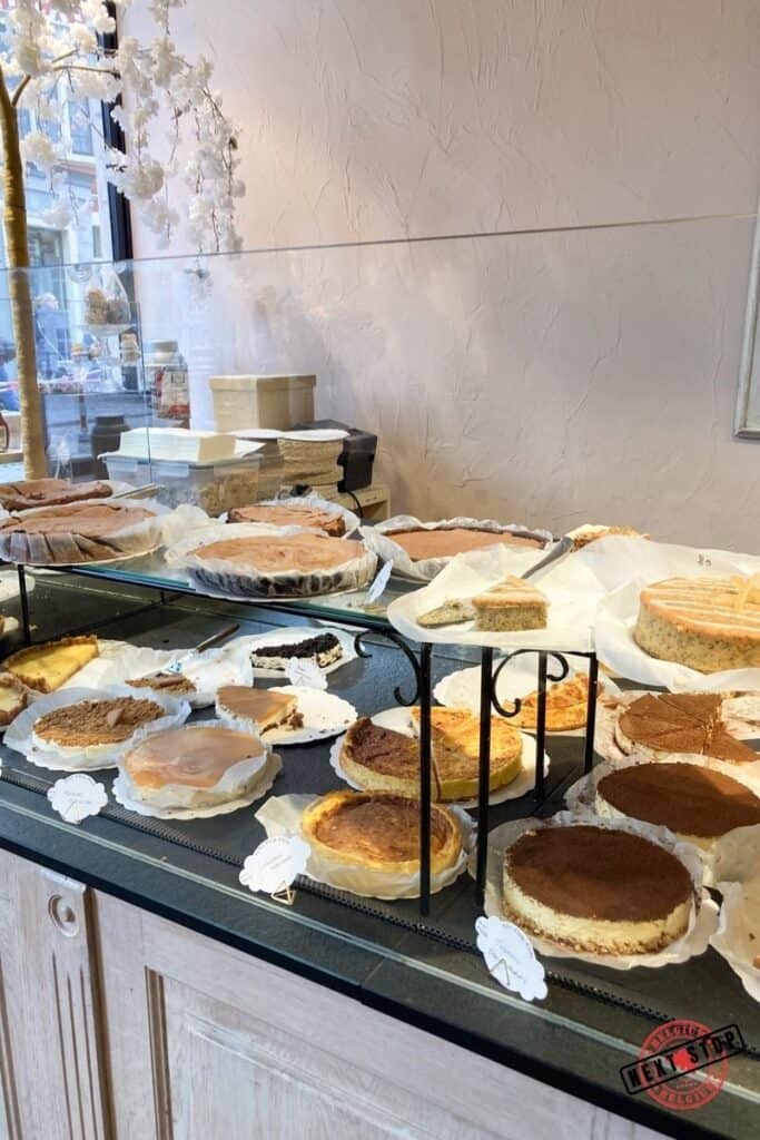 Cakes at Julie's House in Ghent.